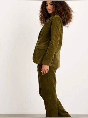Women’s Alex Mill boyish cotton-corduroy blazer olive 🫒